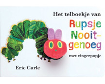 Het telboekje van Rupsje Nooitgenoeg (met vingerpopje)