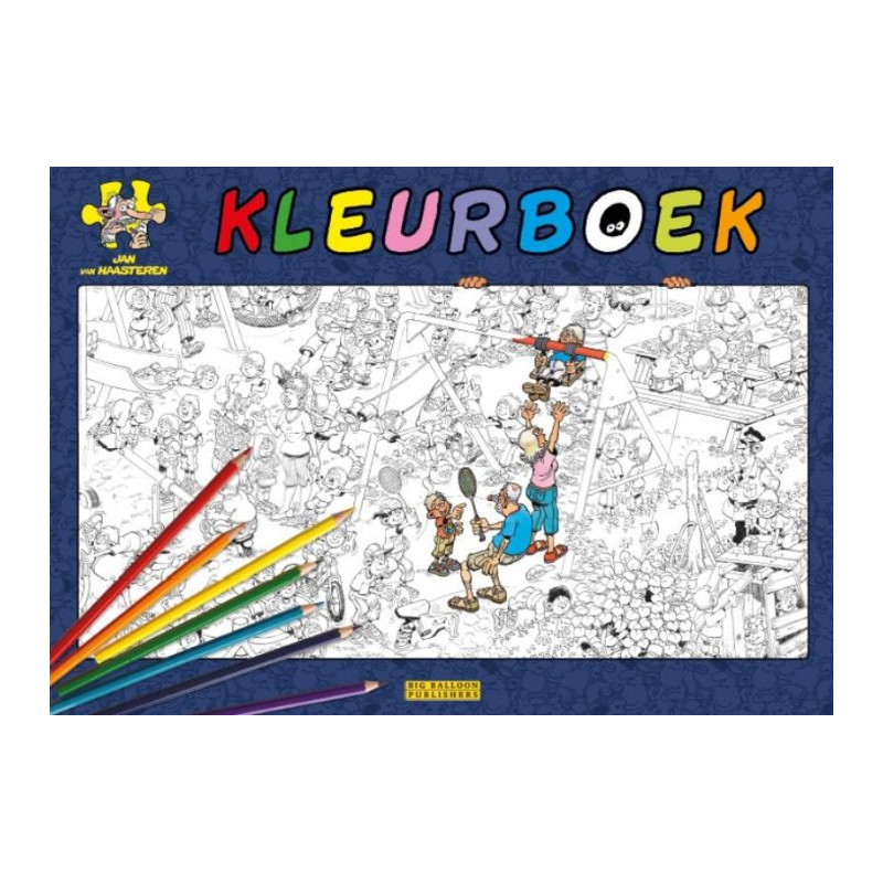 Jan van Haasteren kleurboek Jan van Haasteren kleurboek