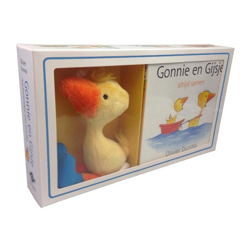 Gonnie en Gijsje (met knuffeltje in doosje) Gonnie en Gijsje (met knuffeltje in doosje)
