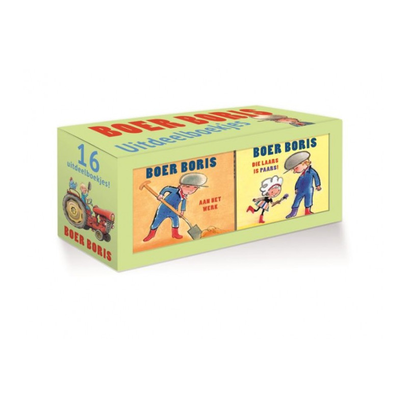 Boer Boris uitdeelboekjes