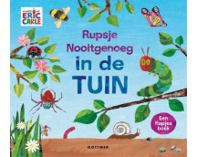 Rupsje Nooitgenoeg in de tuin