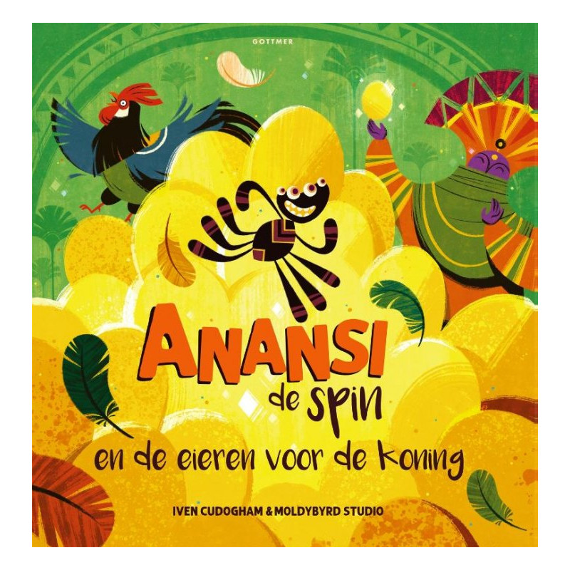 Anansi de spin en de eieren voor de koning Anansi de spin en de eieren voor de koning