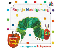 Rupsje Nooitgenoeg – stoffen boekje in cadeaudoos