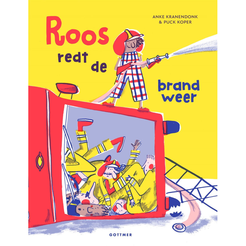 Roos redt de brandweer