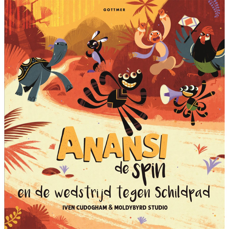 Anansi de spin en de wedstrijd tegen Schildpad Anansi de spin en de wedstrijd tegen Schildpad