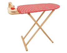 Houten strijkplank met bout