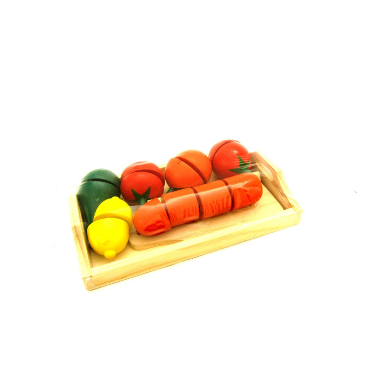 Dienblad met snijfruit Dienblad met snijfruit