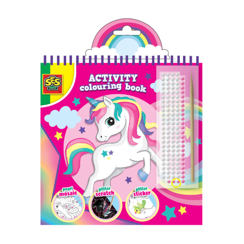 Doe kleurboek glitter 3 in 1 Doe kleurboek glitter 3 in 1