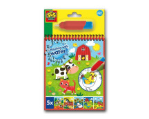 Kleuren met water kleurboek met waterstift - Boerderij


