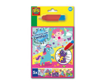 Kleuren met water boek+ stift Fantasie


