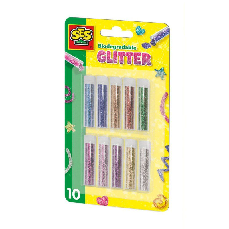 Bio Glitter - 10 kleuren
Bio Glitter - 10 kleuren