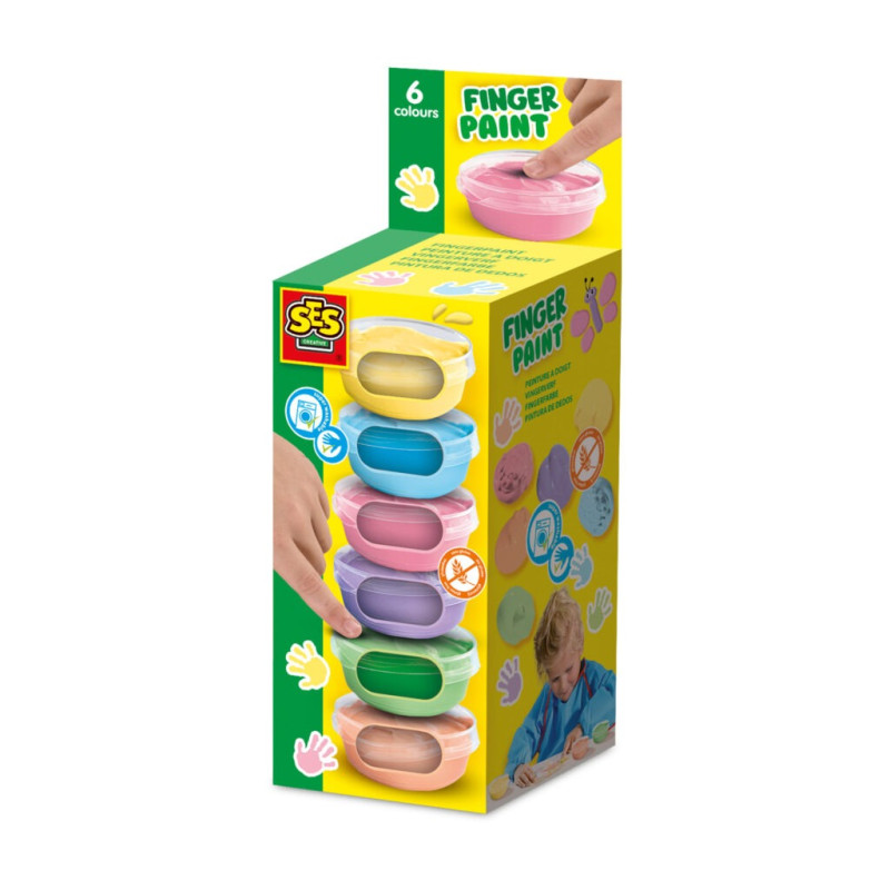 Vingerverf pastel (6x45 ml)



