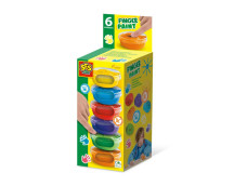 Vingerverf 6 kleuren x 45ml