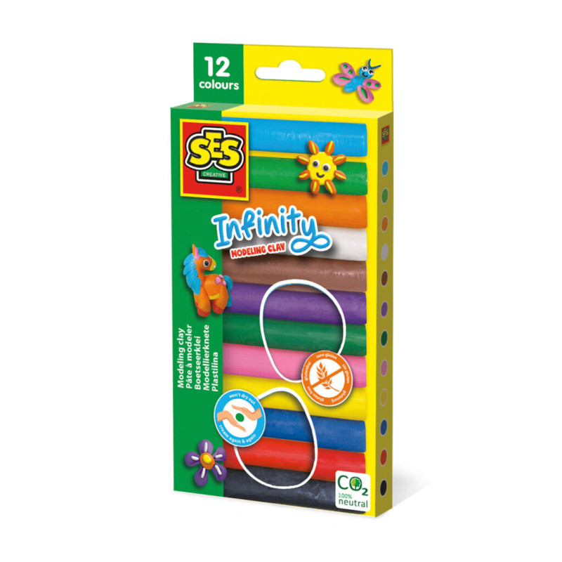 Infinity boetseerklei - 12 pak (180gr) Infinity boetseerklei - 12 pak (180gr)