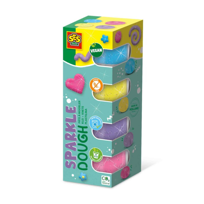 Feel good klei - Sparkle (4x90gr) Feel good klei - Sparkle (4x90gr)
