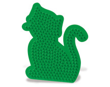 Strijkkralen - legbord kat