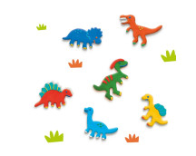 Klei uitsteekvormen - Dino's