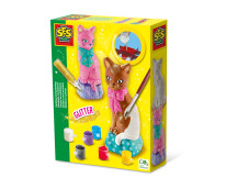 Gieten en schilderen - kat