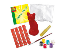Gieten en schilderen - kat Gieten en schilderen - kat