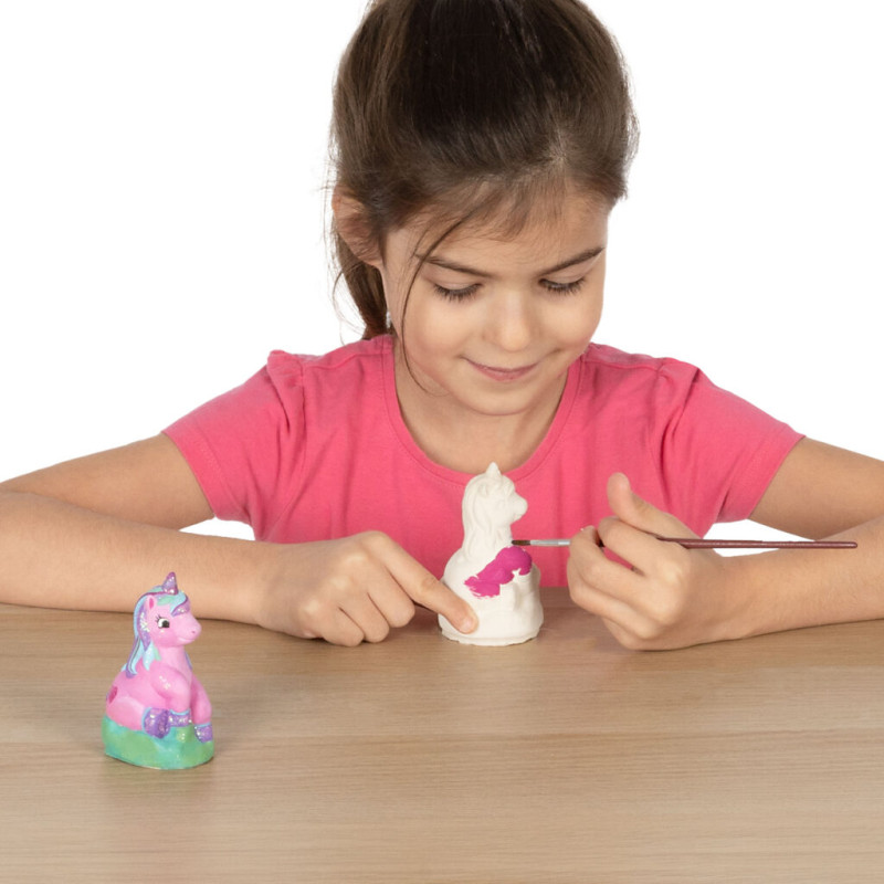 Gieten en schilderen - unicorn