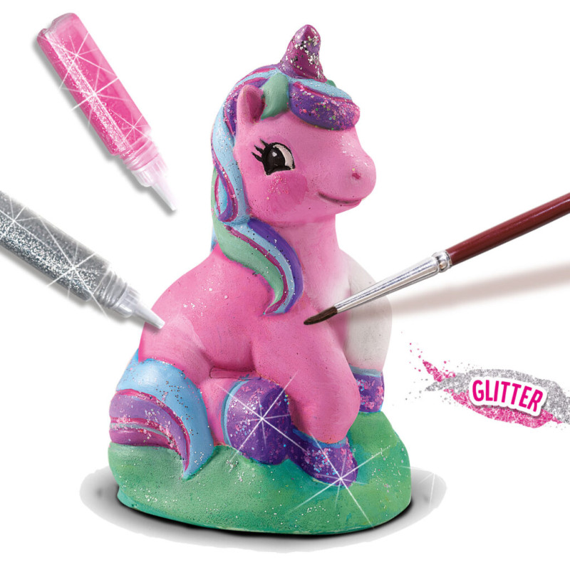 Gieten en schilderen - unicorn
