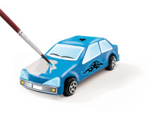 Gieten en schilderen - auto's Gieten en schilderen - auto's