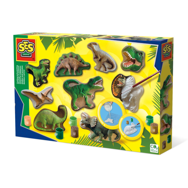Gieten en schilderen - Dinowereld