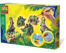 Gieten en schilderen - dino's