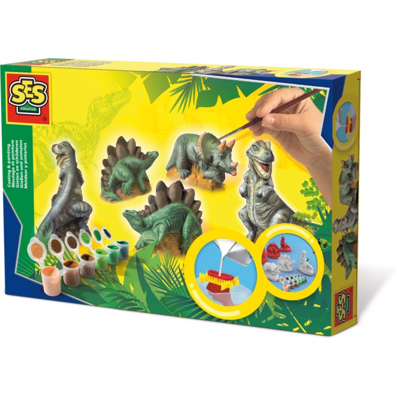 Gieten en schilderen - dino's Gieten en schilderen - dino's