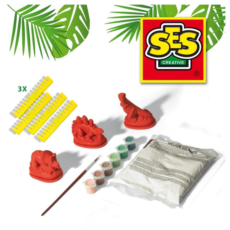 Gieten en schilderen - dino's Gieten en schilderen - dino's