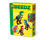 Strijkkralen - set dino's (1200 kralen)
