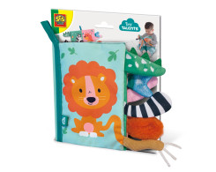 Sensory soft dierenstaarten boek