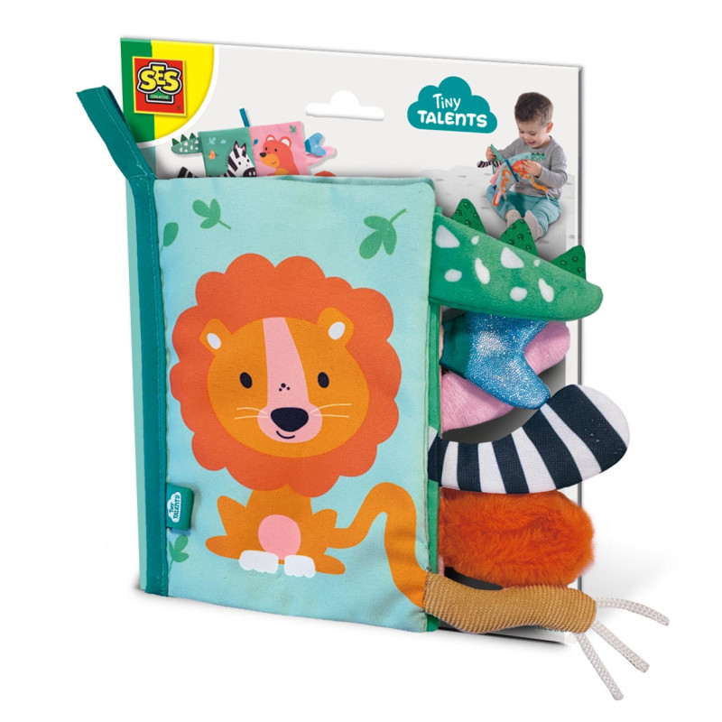 Sensory soft dierenstaarten boek