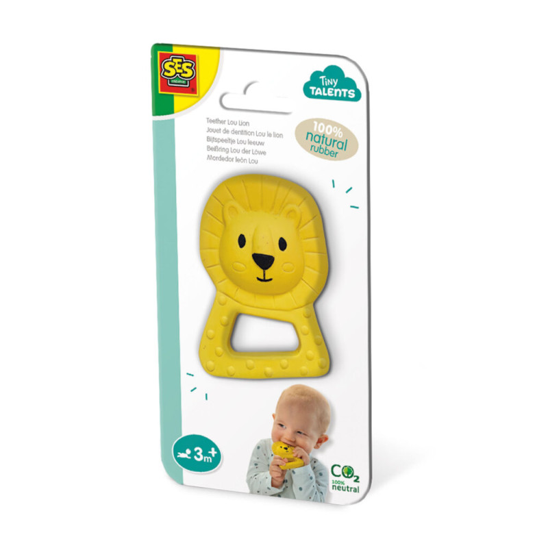Bijtspeeltje natuurrubber - Leeuw