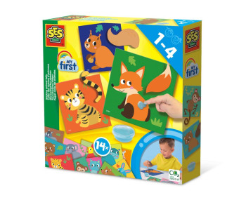 My first - Dierenstaarten plakken