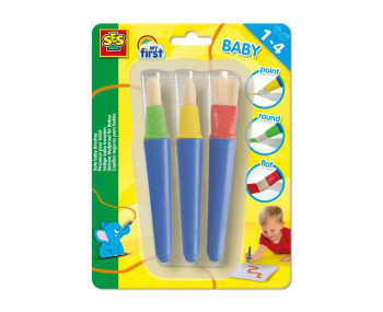 My first- Veilige babykwasten (3 stuks)