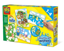 Kleuren met water - Verborgen dieren