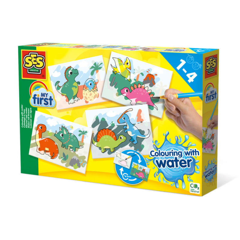 Kleuren met water - Dino's Kleuren met water - Dino's