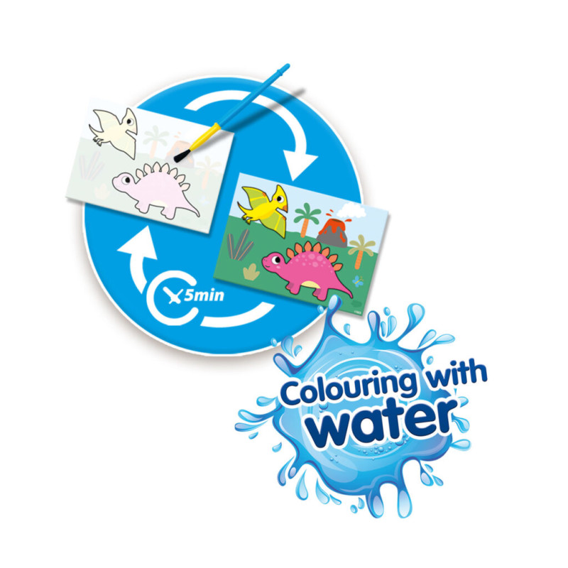 Kleuren met water - Dino's Kleuren met water - Dino's