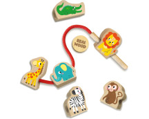 My first - Houten dieren kralen rijgen My first - Houten dieren kralen rijgen