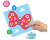 My first - 3 in 1 vingerverven, kleuren en vormen plakken




