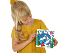 Kleuren op nummers - Driehoek grip stiften Kleuren op nummers - Driehoek grip stiften