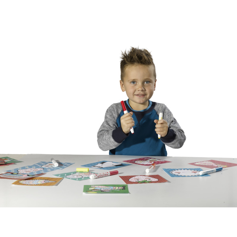 Stempelen met stiften Stempelen met stiften