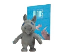 Rinus, de wollige neushoorn (met knuffel) Rinus, de wollige neushoorn (met knuffel)