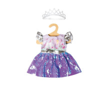 Jurk 'Fee & Eenhoorn' pailletten (28-35cm)