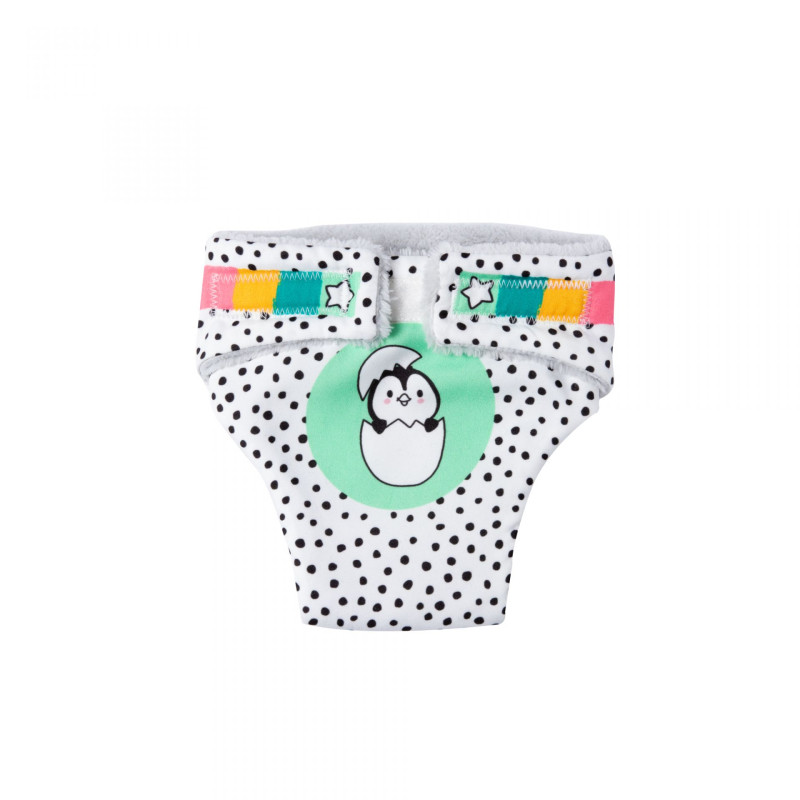 Luiers 'Pinguin' (2 stuks/28-35cm) Luiers 'Pinguin' (2 stuks/28-35cm)
