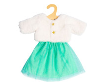 Pluche jas "Yuki" met tule rok (28-35cm)