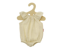 Rompertje met ruches ecru (28-35cm)