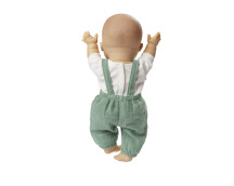 Tuinbroek met t-shirt saliegroen/wit (28-35cm) Tuinbroek met t-shirt saliegroen/wit (28-35cm)