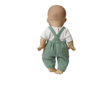 Tuinbroek met t-shirt saliegroen/wit (28-35cm) Tuinbroek met t-shirt saliegroen/wit (28-35cm)